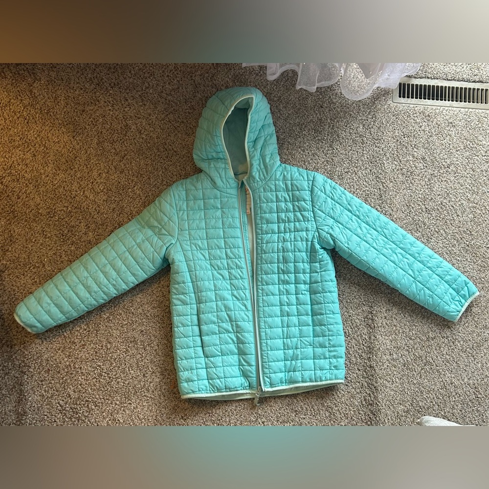 Girls Cat&Jack Solid Puffer Jacket, size XL